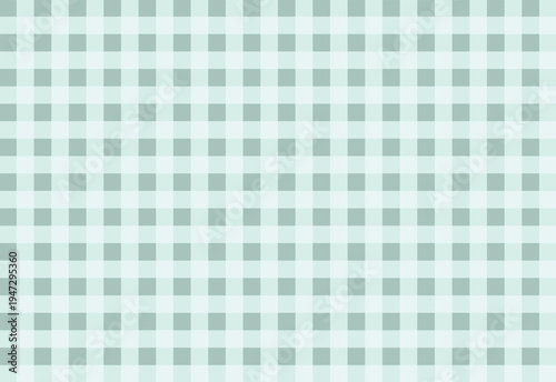Seamless plaid gingham pattern background, opal green plaid chequered repeating pattern for kidswear, spring dress, giftwrap