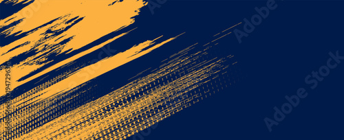 Halftone dots gradient grunge texture background orange and black color pattern. Dot pop art comic sport style vector illustration. grunge vector dots. eps 10