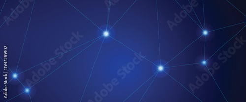 abstract deep blue network background
