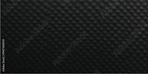 A seamless dark carbon fiber mesh and black leather fabric texture design creates an industrial metallic grid pattern for a high-tech material wallpaper backdrop