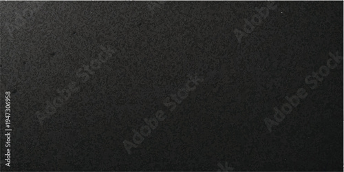 A dark macro background features a rough black leather texture with a grimy material pattern, creating a blank textured surface suitable for a fabric textile wallpaper or grey grunge backdrop