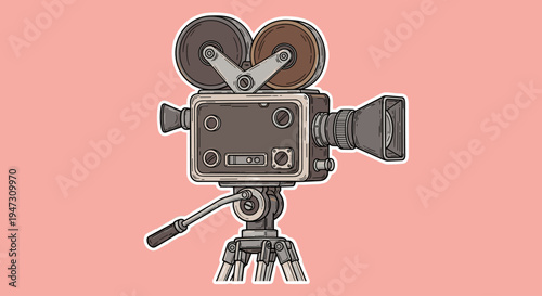 Vintage film movie camera equipment