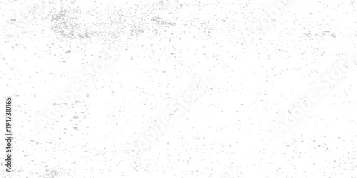 White distressed paint brush stroke with rough edges on gray background, isolated textured grunge banner for design