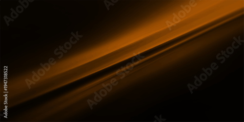 Abstract dark background with blurred motion lines of a fast car driving on a night highway road creates a travel landscape of speed and light traffic on the dark asphalt way