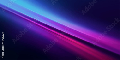 A bright abstract blue background features motion waves and colorful pink or purple light rays across a dark digital texture with technology lines for a modern art wallpaper backdrop