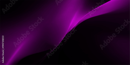 Abstract purple background with smoke featuring dark blue texture and digital wave patterns illuminated by a bright glow of light and energy motion