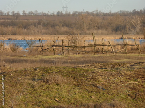 Old Cattle Pen in Rustic Farm, Weathered Livestock Enclosure