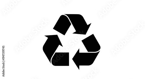 Photos Recycling symbol made of arrows.