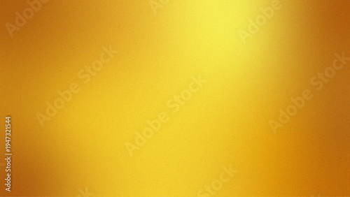 Luxury Gold Metallic Gradient Background with Grain Texture | Elegant Golden Foil Texture for Festive Holiday Backdrop | Abstract Shiny Yellow Gold Surface with Soft Light Leak | Golden Silk Finish