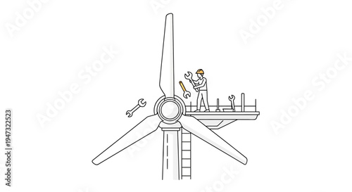 Wind turbine industrial renewable energy system.