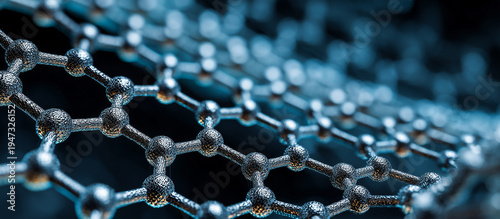 Extreme macro view of a carbon nanotube hexagonal lattice for nanotechnology and advanced material science engineering