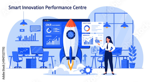 Smart Innovation Performance Centre with Rocket Launch.