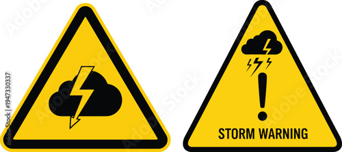 Storm warning signs