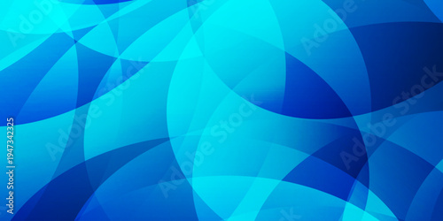 Abstract blue background with overlapping circular shapes and soft gradients for tech design. abstract background featuring dynamic overlapping blue circles and transparent layers. 