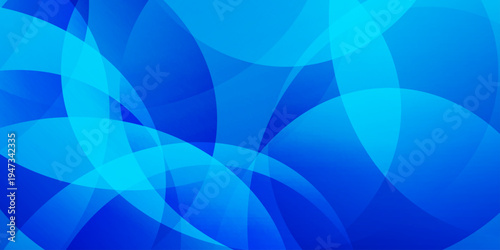 Abstract blue background with overlapping circular shapes and soft gradients for tech design. abstract background featuring dynamic overlapping blue circles and transparent layers. 