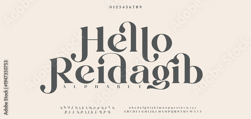 Hello Reidagib Romantic serif font with soft curves and elegant swashes, ideal for weddings, beauty brands, and personal branding