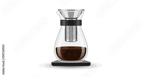 Glass Coffee Maker Brewer.