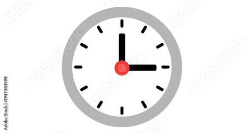 Analog Wall Clock Face.