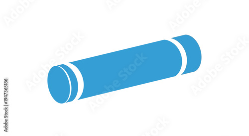 Blue Cylinder Object.