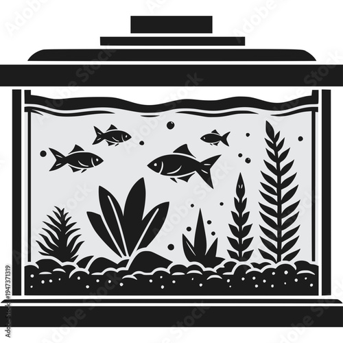 Aquarium Icon Vector