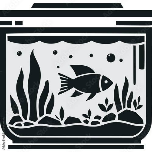 Aquarium Icon Vector