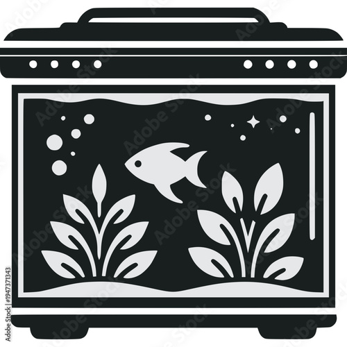 Aquarium Icon Vector