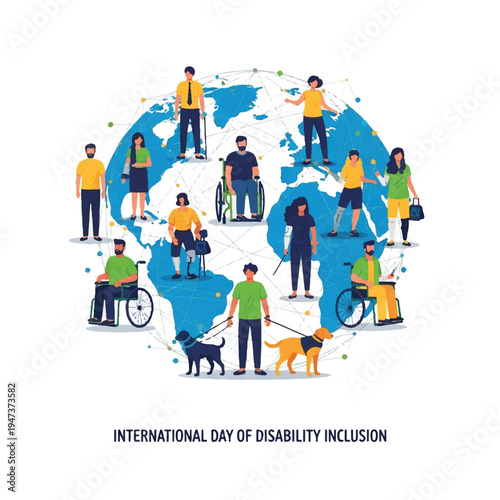 Global gathering of people with disabilities advocating inclusion and accessibility for all.