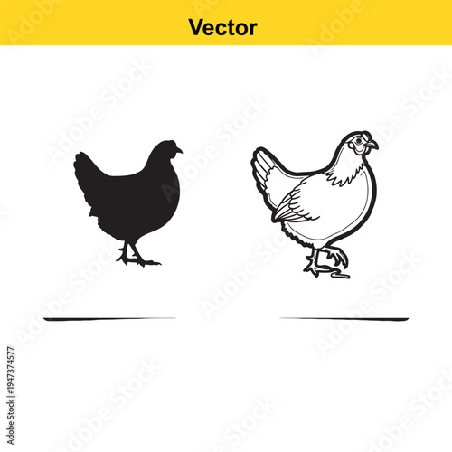 A stylized graphic illustration of a determined rodeo cowboy riding a bucking horse in profile