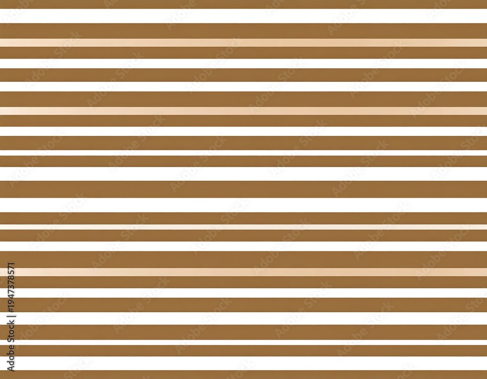 Obraz premium Horizontal, alternating bands of brown tones and white create a clean, minimalist design with a subtle gradient effect. The pattern offers a sense of order