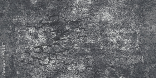 Dark wall stucco texture, dark cement background, dark black walls. eps 10