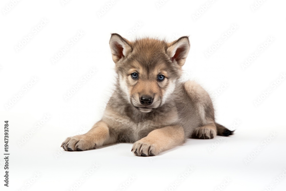 Fototapeta premium Mammal animal puppy wolf.
