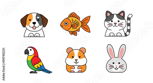 Cartoon animals collection