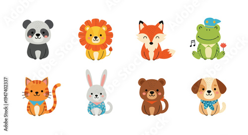 Cartoon animals collection
