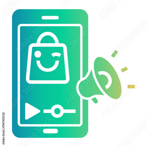 broadcast Gradient icon