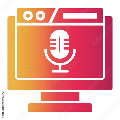 broadcast Gradient icon