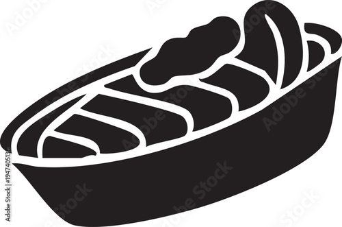 Hot dog illustration with fashion sneakers and accessories