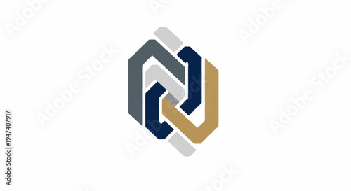 Free Download Geometric shapes forming a logo. - GFXLoad
