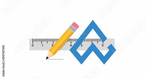 Graphic design tools and stationery.