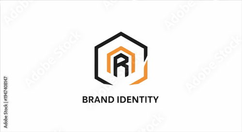 Brand identity logo design template.