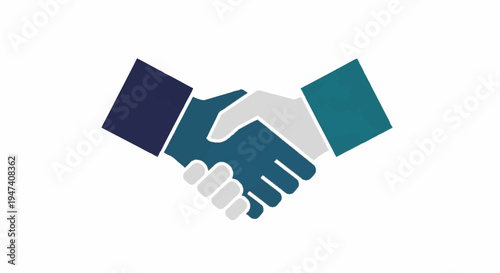 Handshake agreement and partnership concept.