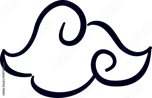 asian traditional cloud decoration