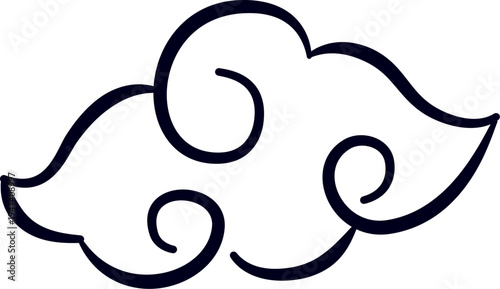 asian traditional cloud decoration