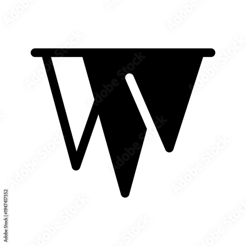 Icicle Icon Vector Symbol Design Illustration