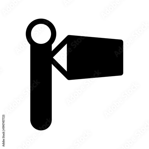 Windsock Icon Vector Symbol Design Illustration