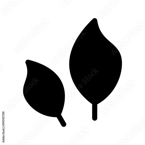Leaf Icon Vector Symbol Design Illustration