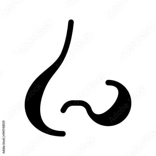 Nose Icon Vector Symbol Design Illustration