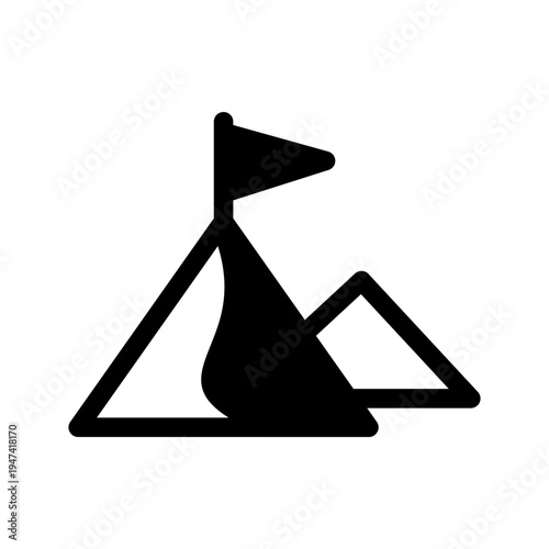 Perseverance Icon Vector Symbol Design Illustration