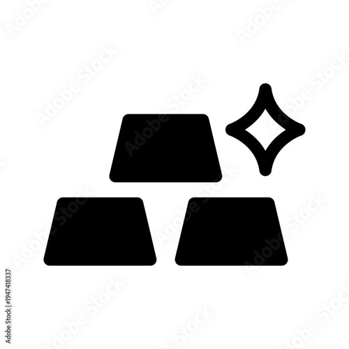 Gold Icon Vector Symbol Design Illustration