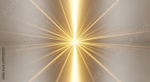 Golden Light Burst Abstract Background