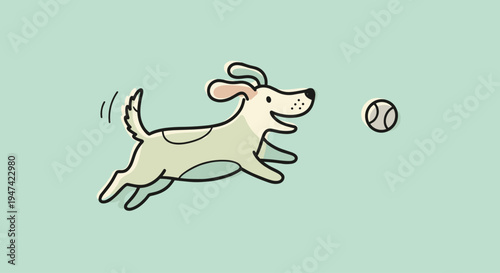 Dog jumping for a tennis ball.